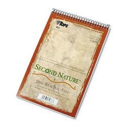 Tops Business Forms Second Nature® Gregg Ruled Spiral Steno Notebook, 6x9, 80 White Sheets