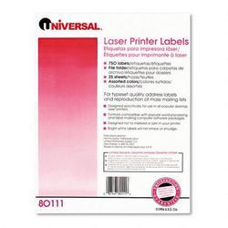Universal Office Products Self Adhesive Laser Printer File Folder Labels, Assorted, 750/Pack, 3 1/2 x 2/3