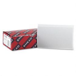 Smead Manufacturing Co. Self Stick Vinyl Pockets for 3 x 5 Cards, 5 3/8 x 3 5/8, 100/Box