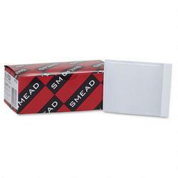 Smead Manufacturing Co. Self Stick Vinyl Pockets for Business Cards, 2 9/16 x 3 11/16, 100/Box
