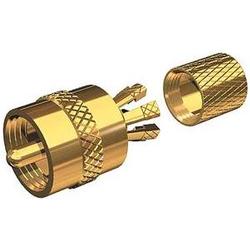 Shakespeare PL-259-CP-G PL-259 Connector for RG-8X or RG-58/AU Coax. Gold Plated