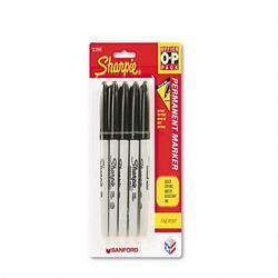 Faber Castell/Sanford Ink Company Sharpie® Permanent Markers, 1.0mm Fine Tip, 5 Black Markers per Pack