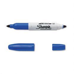 Faber Castell/Sanford Ink Company Sharpie® Super Twin Tip Permanent Marker, Fine and Chisel Tip, Blue Ink