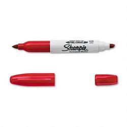 Faber Castell/Sanford Ink Company Sharpie® Super Twin Tip Permanent Marker, Fine and Chisel Tip, Red Ink