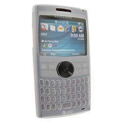 Eforcity Silicone Skin Case for Samsung BlackJack II i617, Clear White by Eforcity