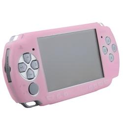 Eforcity Silicone Skin Case for Sony PSP Slim 2000, Pink