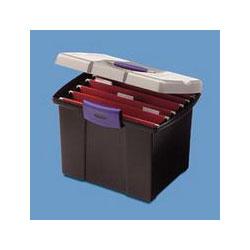 Eldon Office Products Simplifile® Plus Jumbo File Keeper, 11 1/8w x 14 7/8d x 11 5/8h, Black/Silver