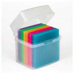 INNOVERA Slim CD Box, Clear Box, 20 Cases per Pack
