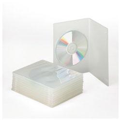 INNOVERA Slim DVD Storage Case, Black, 10 Cases per Pack