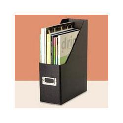 IDEASTREAM CONSUMER PRODUCTS Snap N Store™ Magazine File, 3 1/2w x 9 1/4 x 14h, Black