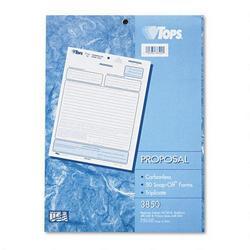 Tops Business Forms Snap Off® Carbonless Triplicate Proposal Form, 8 1/2 x 11, 50 Sets/Pack