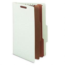 S And J Paper/Gussco Manufacturing Standard Classification Folder, 6 Section, 2 1/4 Exp, Legal, 15/BX, Pale Green