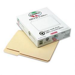 Esselte Pendaflex Corp. Standard Recycled File Folders, 1/3 Cut, Letter Size, Manila, 100/Box