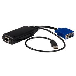 STARTECH.COM StarTech.com CAT 5 USB Dongle - Type A Male USB, 15-pin HD-15 Male to RJ-45 Female