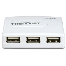TRENDNET - CONSUMER TRENDnet 4-Port USB 2.0 Hub - 4 x 4-pin Type A USB 2.0 - USB - External