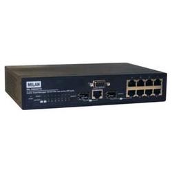 TRANSITION NETWORKS Transition Networks MIL-SM8002TG IP Manage Layer-3 Switch - 2 x SFP (mini-GBIC) Shared - 9 x 10/100/1000Base-T LAN (MIL-SM8002TG-NA)