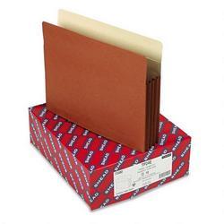 Smead Manufacturing Co. Tuff Pocket® Redrope File Pockets, Letter, Straight Cut, 3 1/2 Exp., 10/Box
