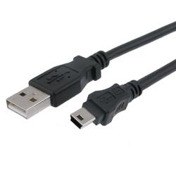 Eforcity USB 2.0 Cable, Type A to Mini 5-Pin Type B, 10 feet / 3 meter by Eforcity