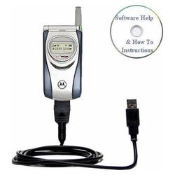 Bastens USB Sync Charge Cable for Motorola T731 with Help CD