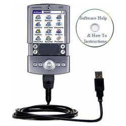 Bastens USB Sync Charge Cable for PalmOne palm Tungsten T with Help CD