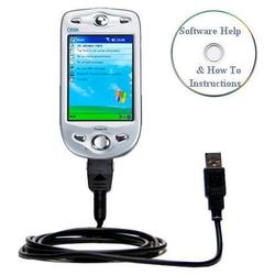 Bastens USB Sync Charge Cable for Qtek 2020 with Help CD