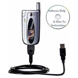 Bastens USB Sync Charge Cable for Sanyo MM 5600 with Help CD