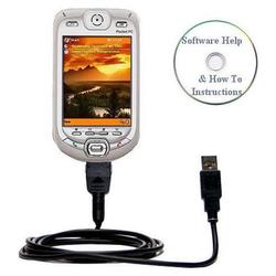 Bastens USB Sync Charge Cable for Sprint Pocket PC 6601 with Help CD