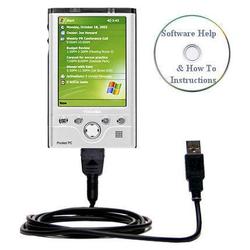 Bastens USB Sync Charge Cable for Toshiba E755 with Help CD