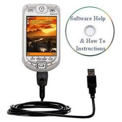 Bastens USB Sync Charge Cable for Verizon Pocket PC 6600 / XV6600 with Help CD