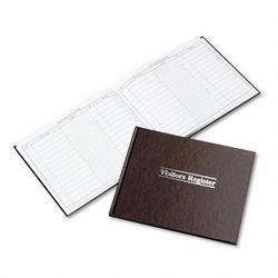 Wilson Jones/Acco Brands Inc. Visitor Register Book, 112 White Pages, 8 1/2 x 11 1/2, Red Cover