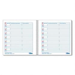 Tops Business Forms Voice Message Log Book, 7 Messages/Page, 700 Messages per 8 1/2 x 8 1/4 Book