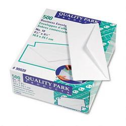 Quality Park White Envelopes, Contemporary Seam, #10, 4 1/8 x 9 1/2, 500/Box