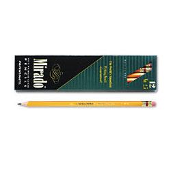 Sanford Yellow Mirado Pencils, Hexagon Barrel, #2.5, Medium Firm Lead