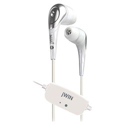 JWIN jWIN JHE22WHT Stereo Earphone - Connectivit : Wired - Stereo - Ear-bud - White