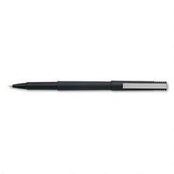 Faber Castell/Sanford Ink Company uni ball Roller Ball Pen, Micro Point, 0.5mm, Black Matte Barrel, Black Ink