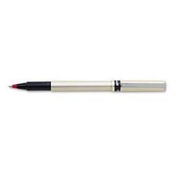 Faber Castell/Sanford Ink Company uni ball® DELUXE Roller Ball Pen, 0.7mm, Metallic Champagne Barrel, Red Ink