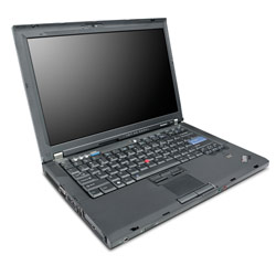 LENOVO Lenovo ThinkPad T61 Laptop Computer Notebook - Intel Core 2 Duo T7300 2GHz - 14.1 WXGA - 1GB DDR2 SDRAM - 80GB - Combo Drive (CD-RW/DVD-ROM) - Gigabit Ethernet