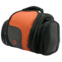 PAQ Accessories PAQ Video Camera Case - Polyester - Orange, Black