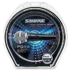 Shure PG58 - QTR Cardioid Handheld Dynamic Handheld Microphone with XLR-to-1/4 Cable