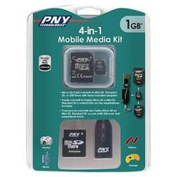 PNY Technologies PNY 1GB 4-in-1 MicroSD Adapter Kit