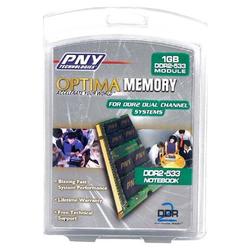 PNY MEMORY PNY 1GB DDR2 SDRAM Memory Module - 1GB - 533MHz DDR2-533/PC2-4200 - DDR2 SDRAM - 200-pin SoDIMM