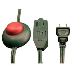 PPP PCC-24510 Remote-Control Switch Extension Cord (9 Ft Green)
