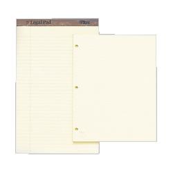 Tops Business Forms Pad, Perforated Top,Law Rule,50 Sht,8-1/2 x14 ,Canary (TOP75751)