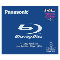 Panasonic 2x BD-RE Media - 25GB - 1 Pack