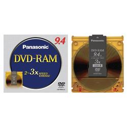 Panasonic 3x DVD-RAM Type IV Double Sided Media - 9.4GB - 1 Pack