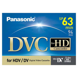 Panasonic AY-DVM63HD HD miniDV Videocassette