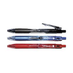Zebra Pen Corp. Pen, Retractable, Refillable with Zebra's JF, .7mm, Red Ink (ZPC43430)