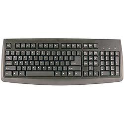 Petra CP76006 Axis GK-013 Keyboard - PS/2 - 107 Keys - Black (GK-013)