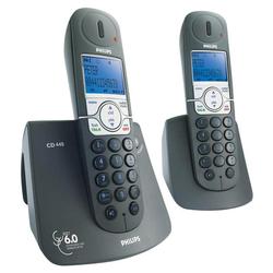 Philips CD4 High Def Voice Cordless Phone - 1 x Phone Line(s)