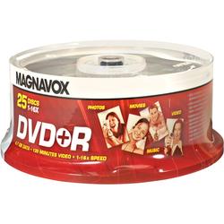 Magnavox Philips 16x DVD+R Media - 4.7GB - 25 Pack